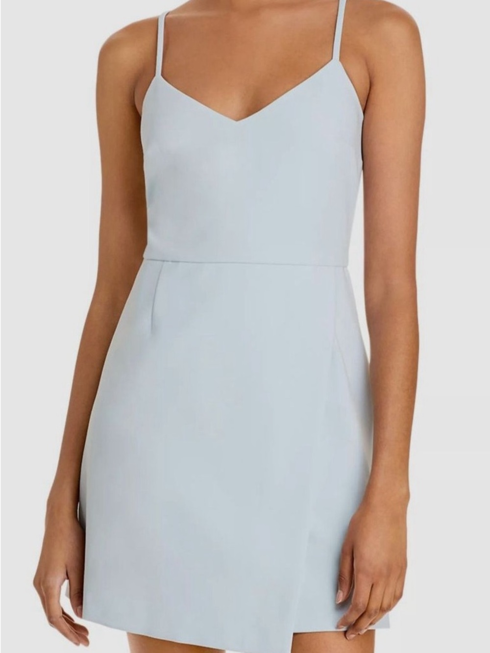 French Connection Pale Blue Spaghetti Strap Mini Dress
